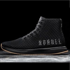 NoBull High-Top Black Gum Mesh Runner